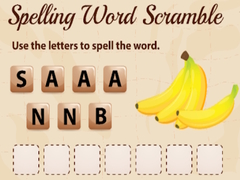 Hra Spelling Word Scramble