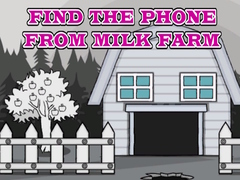 Hra Find The Phone From Milk Farm