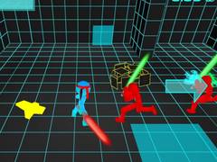 Hra Stickman Neon Sword Fighting