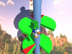 Hra Chicken Jockey Helix Jump