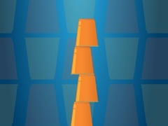 Hra Cups Tower Builder