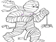Hra Mummy Coloring Book
