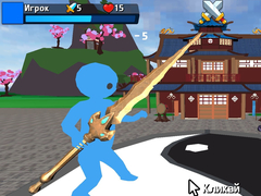 Hra Obby Stickman  On Swords