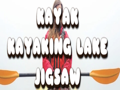Hra Kayak Kayaking Lake Jigsaw