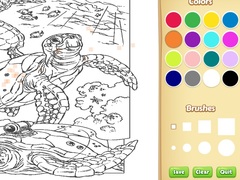 Hra Sea Animal Coloring Book