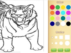Hra Tiger Coloring Book
