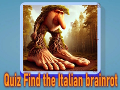 Hra Quiz Find the Italian brainrot 