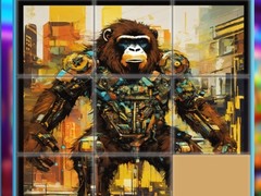 Hra Gorilla Sliding Puzzles