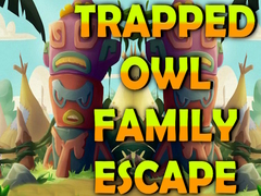 Hra Trapped Owl Family Escape