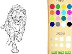 Hra Wild Animals Coloring Book