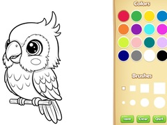 Hra Kawaii Animal Coloring Book