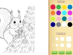 Hra Christmas Animal Coloring Book for Kids