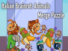 Hra Italian Brainrot: Animals Merge Puzzle
