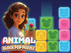 Hra Animal Block Pop Puzzle