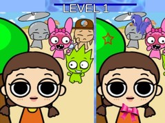 Hra Sprunki and Squid Game Difference