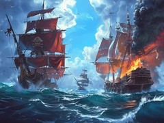 Hra Pirate Ships: Build and Fight