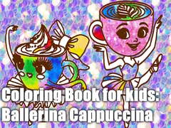 Hra Coloring Book for kids: Ballerina Cappuccina 