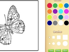Hra Butterflies Coloring Book for Kids