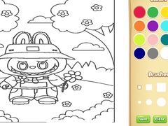 Hra Labubu Coloring Book For Kids