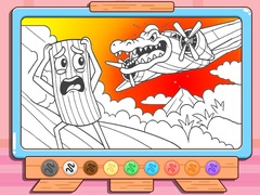 Hra Coloring Book: Bombardino Crocodilo