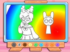 Hra Coloring Book: Pinki Sprunki Makeover
