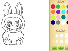 Hra Labubu Coloring Book