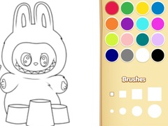 Hra Easy Labubu Coloring Book