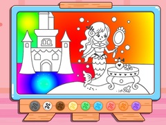 Hra Coloring Book: Mermaid Makeup