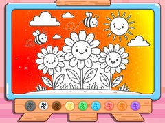 Hra Coloring Book: Happy Flower