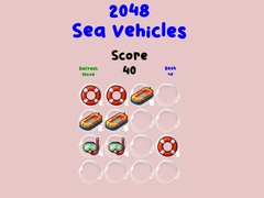 Hra 2048 Sea Vehicles