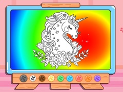 Hra Coloring Book: Glitter Unicorn