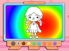 Hra Coloring Book: Toca Boca Girl