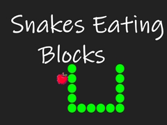 Hra Snakes Eating Blocks