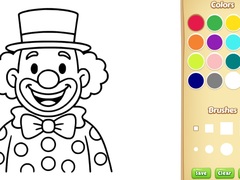 Hra Clown Coloring Book
