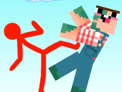 Hra Red Stickman vs Craftmans