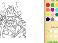 Hra Samurai Coloring Book