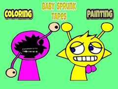 Hra Coloring Baby Sprunk tapes Painting
