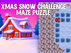 Hra Xmas Snow Challenge Maze Puzzle
