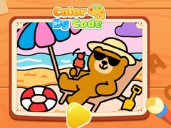 Hra Color By Code: Chill Bear