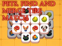Hra Pets, Find and Merge Tile Match