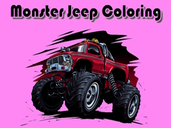Hra Monster Jeep Coloring