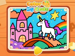 Hra Color By Code: Rainbow Unicorn