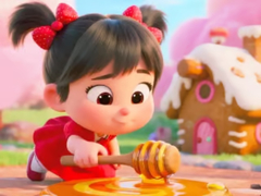 Hra Jigsaw Puzzle: Honey Girl Candy House