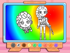 Hra Coloring Book: Kpop Rumi
