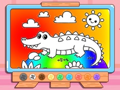 Hra Coloring Book: Crocodile