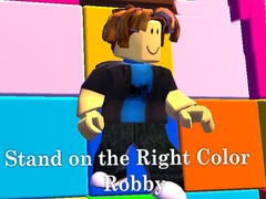 Hra Stand on the Right Color Robby