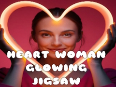 Hra Heart Woman Glowing Jigsaw