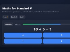 Hra Maths For Class V