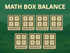 Hra Math Box Balance