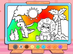 Hra Coloring Book: Jurassic Dinosaurs